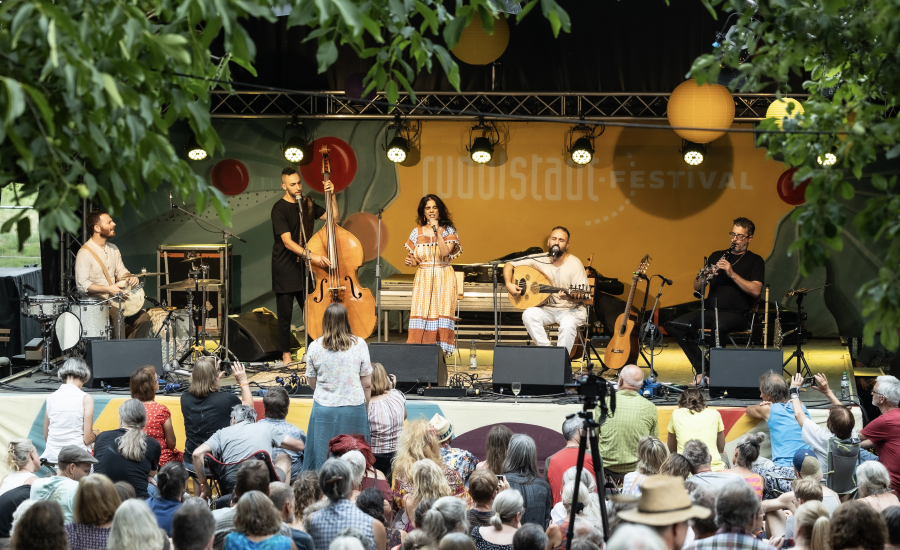 Rudolstadt Festival,  Bauernhäuser stage. Germany